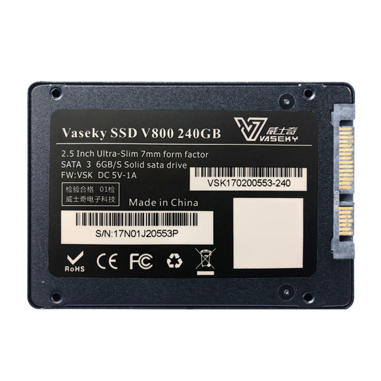 SSD Vaseky V800 240 Go 2,5" Ultra-mince pour PC