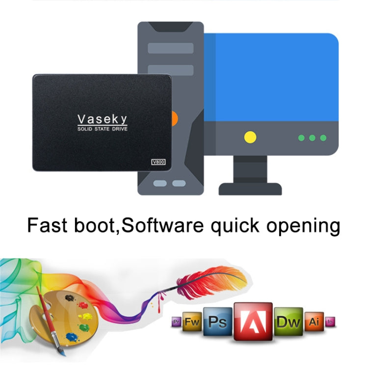 Vaseky V800 512GB SSD for Ultra-thin 7mm PC