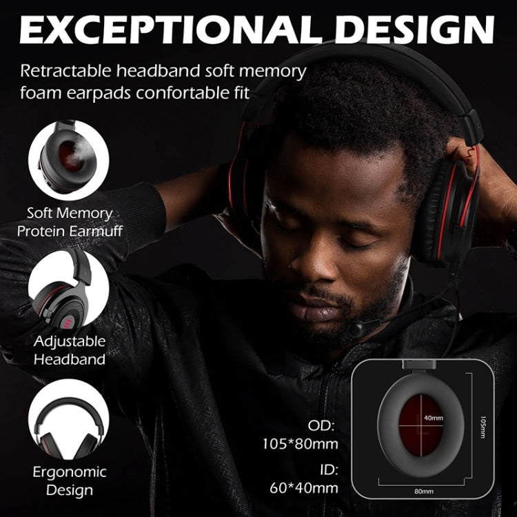 EKSA E900 Pro 7.1 Gaming Headset with USB Microphone