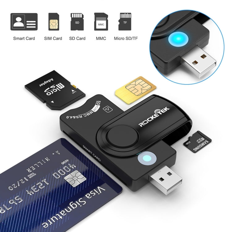 Lecteur de cartes multifonction USB 2.0 pour PC Gaming