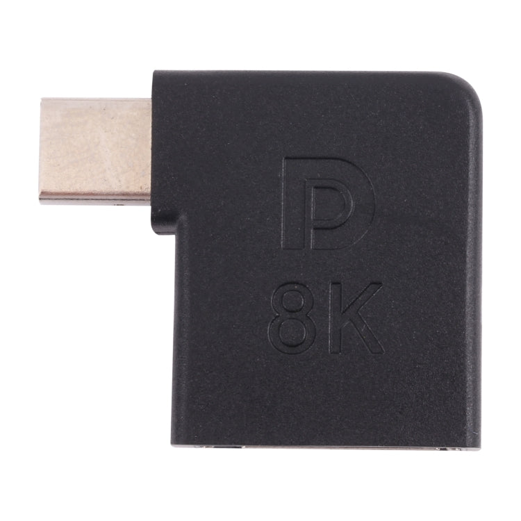 8K Mini DisplayPort to DisplayPort Angled Adapter