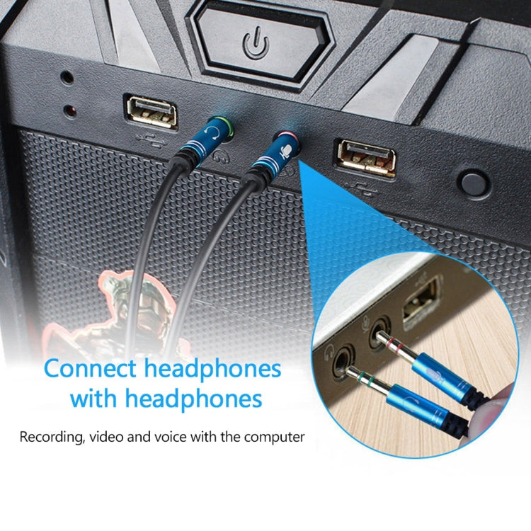 Câble adaptateur audio 3,5 mm pour PC gaming et accessoires