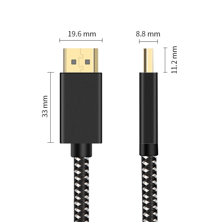 Câble DisplayPort DP Mâle 2m pour Gaming PC Accessoires