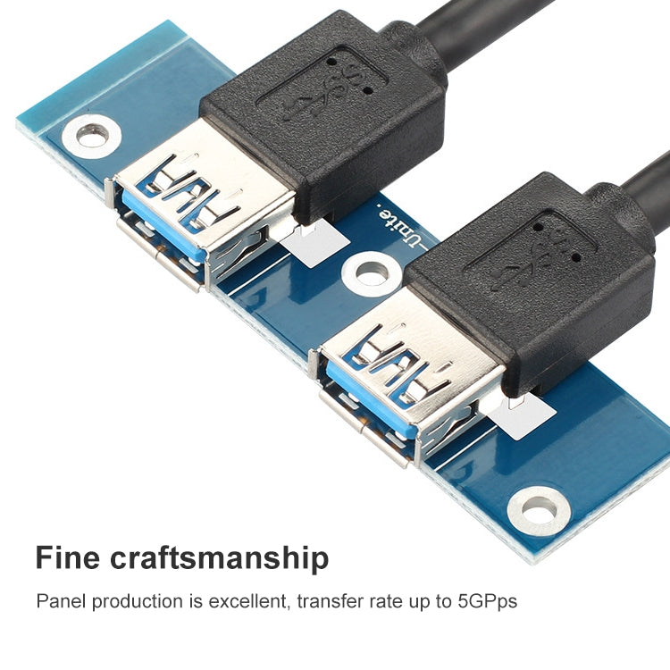Hub USB 3.0 à 2 ports pour PC - Accessoire Gaming Pratique