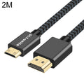 HDMI 2.0 Cable 2m Braided Nylon for Gaming PC