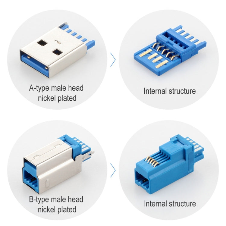 USB 3.0 A to B 2m cable for fast gaming printer
