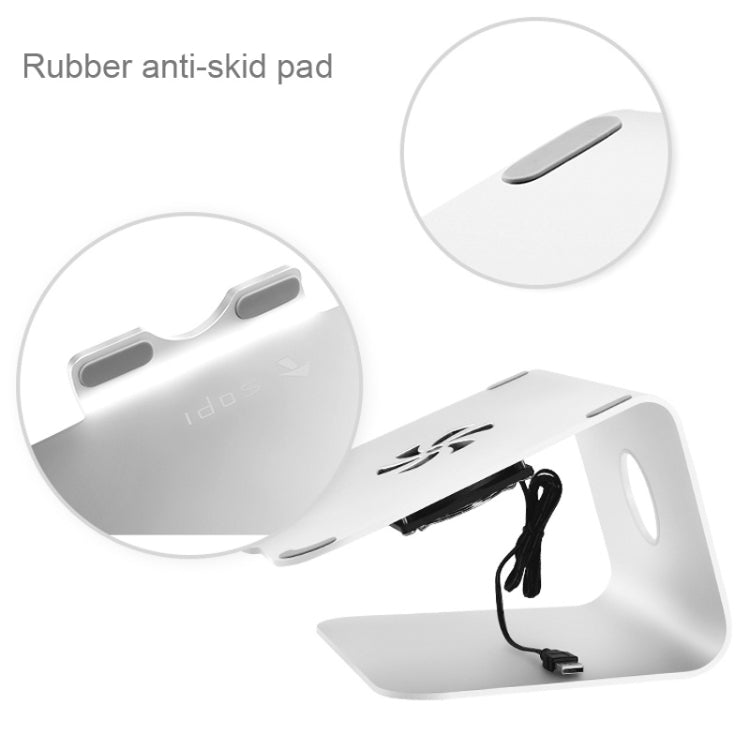 Support de refroidissement aluminium pour PC portable avec
