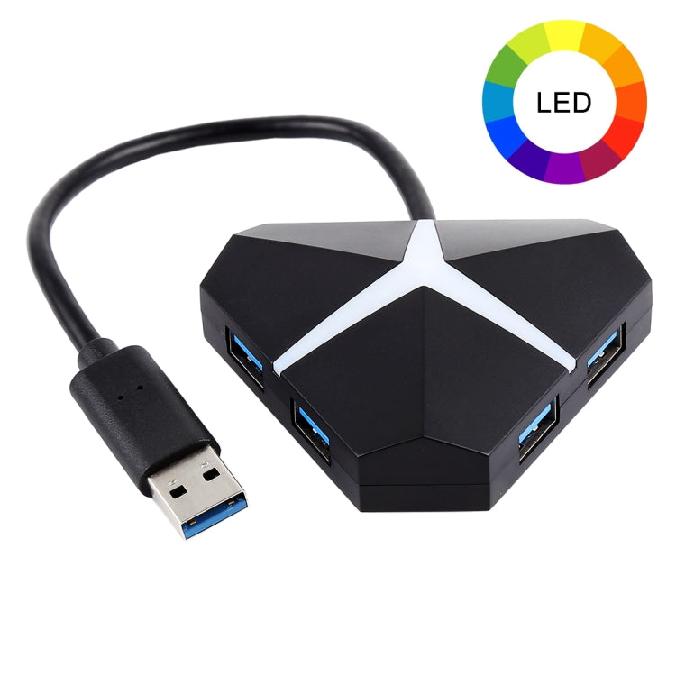 Adaptateur HUB USB 3.0 4 ports pour PC Gaming - 5 Gbit/s