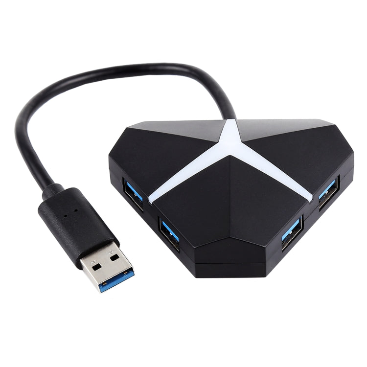 Adaptateur HUB USB 3.0 4 ports pour PC Gaming - 5 Gbit/s