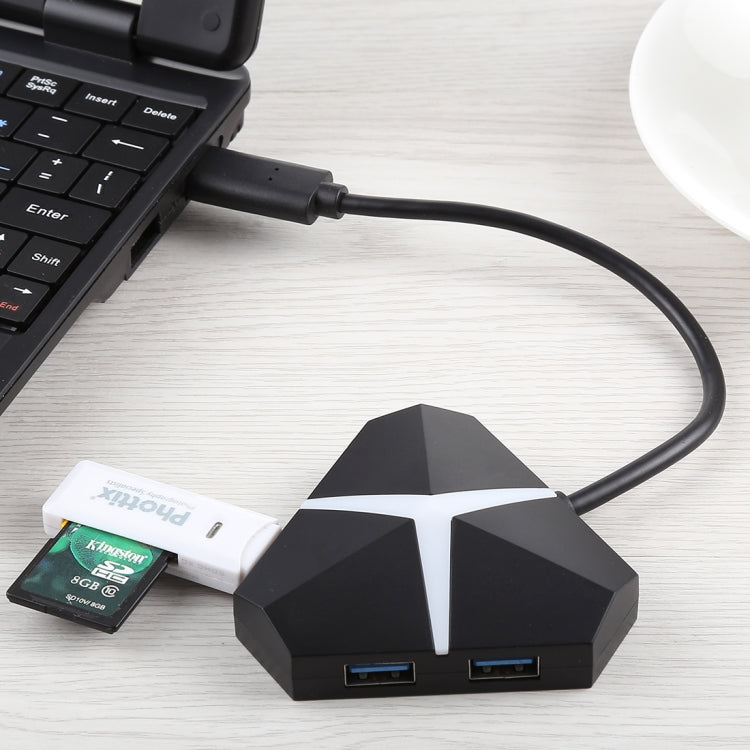 Adaptateur HUB USB 3.0 4 ports pour PC Gaming - 5 Gbit/s