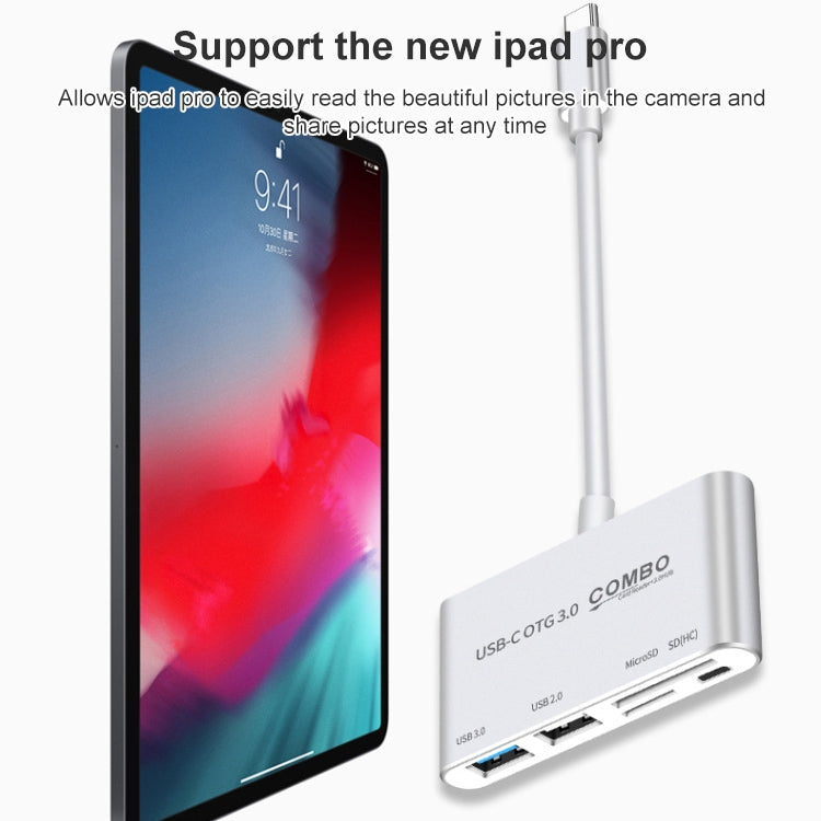 Accessoire Gaming : Combo 5 en 1 USB-C avec Lecteur de Carte