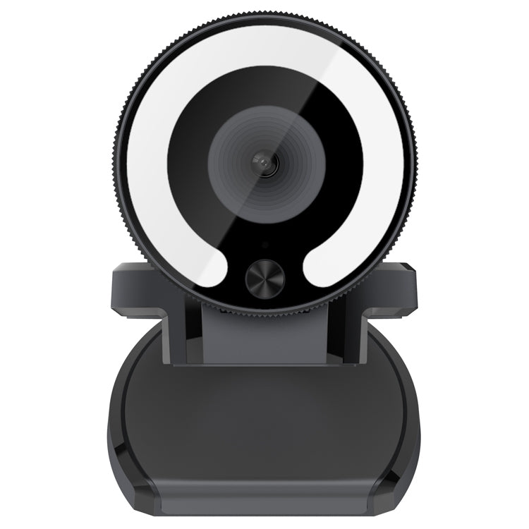 Caméra HD 2K pour PC avec anneau lumineux et autofocus
