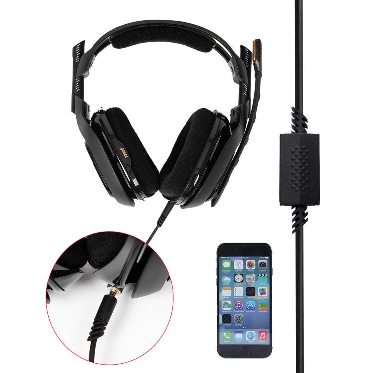 Câble audio 2 m pour casque gaming Logitech ASTRO A10 A40