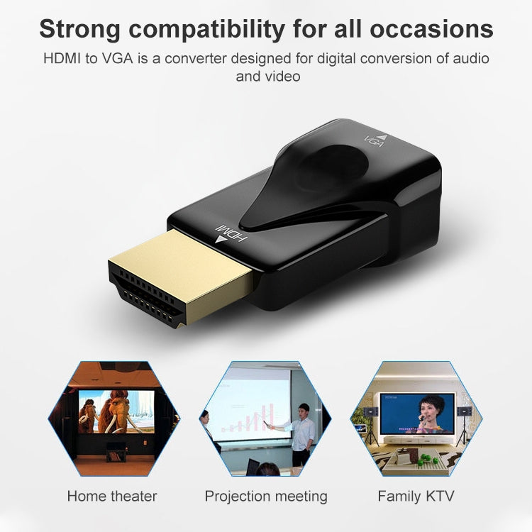 Adaptateur HDMI vers VGA H79 pour PC et Gaming