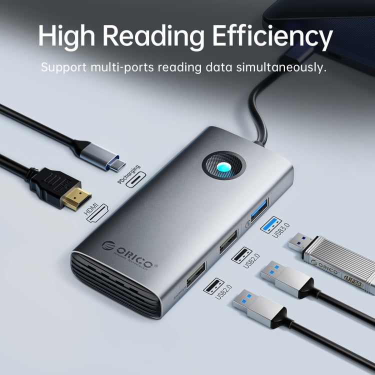 Station d'accueil gaming ORICO PW11-5P Type-C 5-en-1 5Gbps