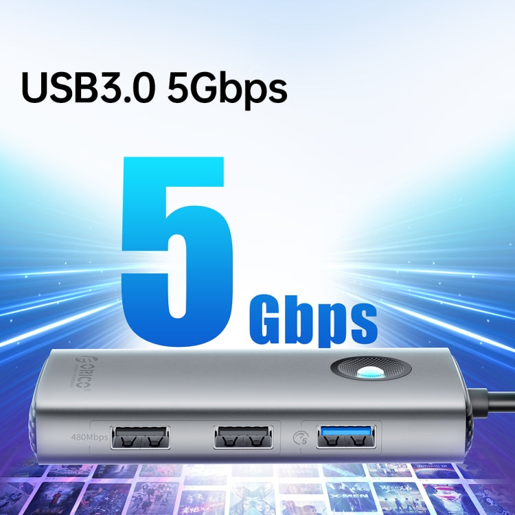 Station d'accueil gaming ORICO PW11-5P Type-C 5-en-1 5Gbps