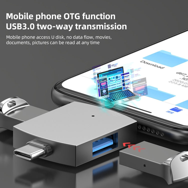 Lecteur de carte OTG 4 en 1 : Accessoire PC pratique et