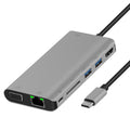 HUB USB-C 8 en 1 pour PC : Charge, HDMI, Ethernet et plus