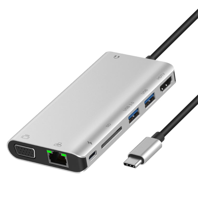 8-in-1 USB-C Hub with Ethernet Port and HDMI for Gaming PC