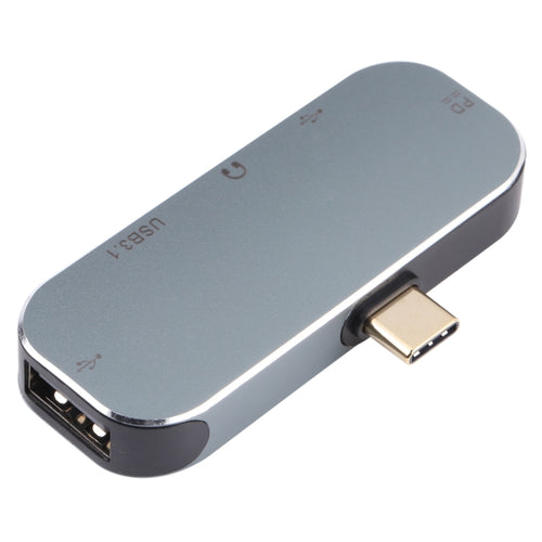 5-in-1 USB-C Adapter for PC and Gaming - 3.5mm AUX Jack