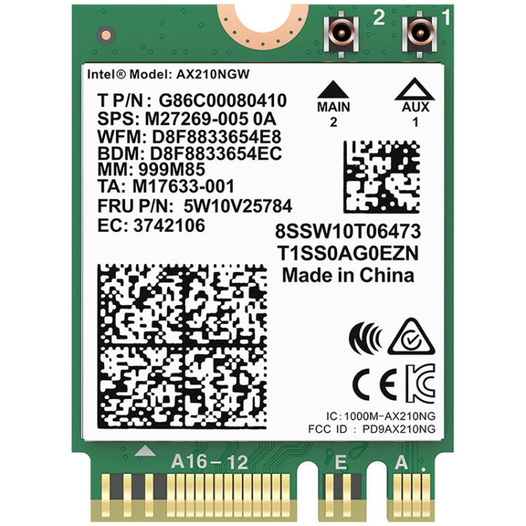 Carte réseau Wi-Fi tri-bande COMFAST AX210 pour PC Gaming