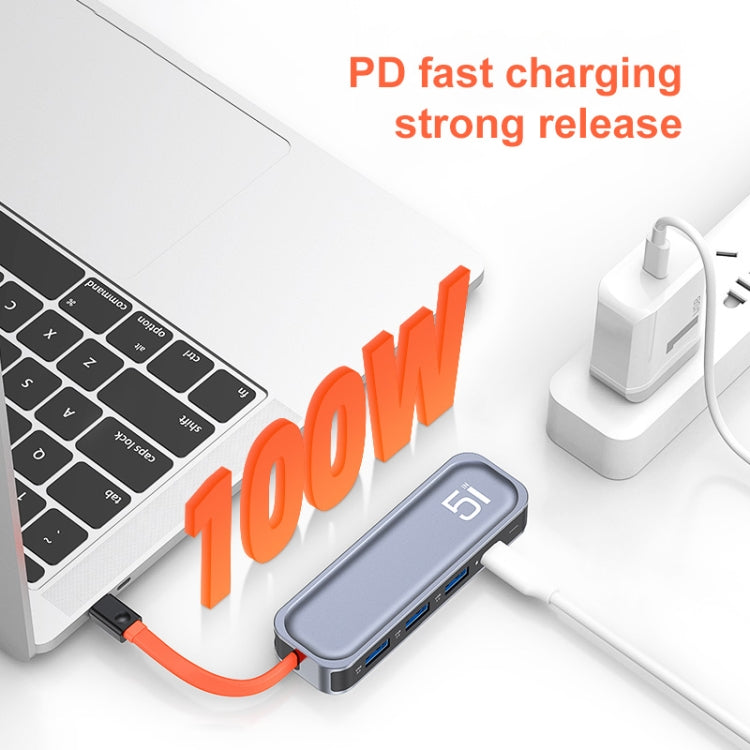 Station d'accueil USB-C 5 en 1 pour PC Gaming 4K 60Hz