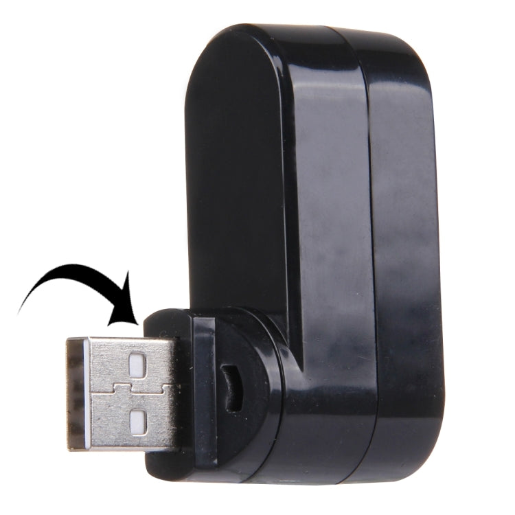 HUB USB portable 3 ports rotatif 180° pour PC Gaming