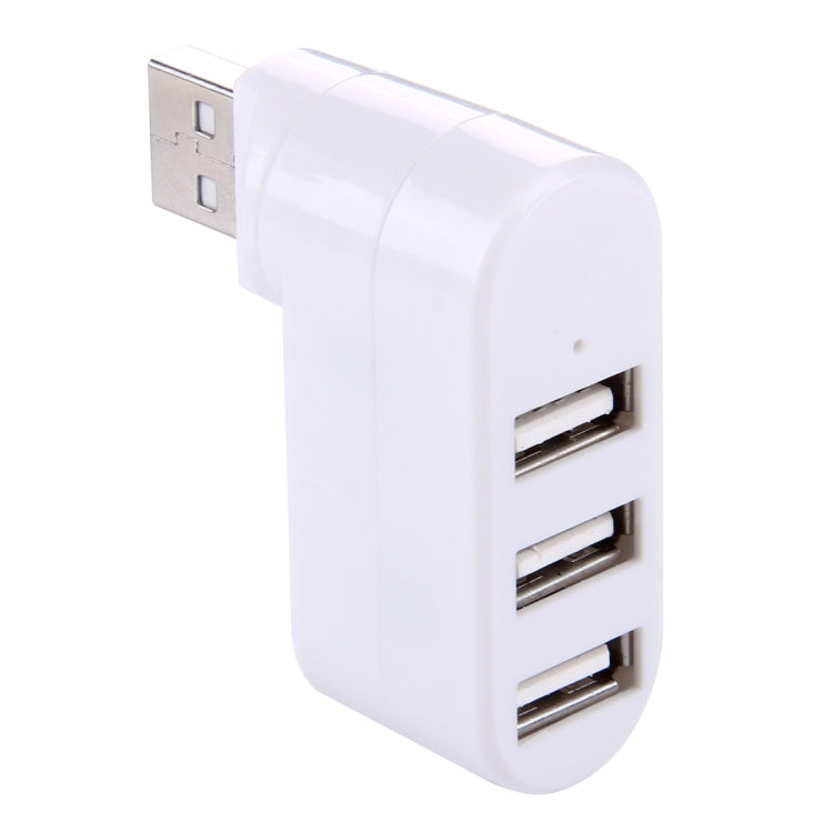 180° Rotating Portable 3-Port USB Hub for Gaming PC