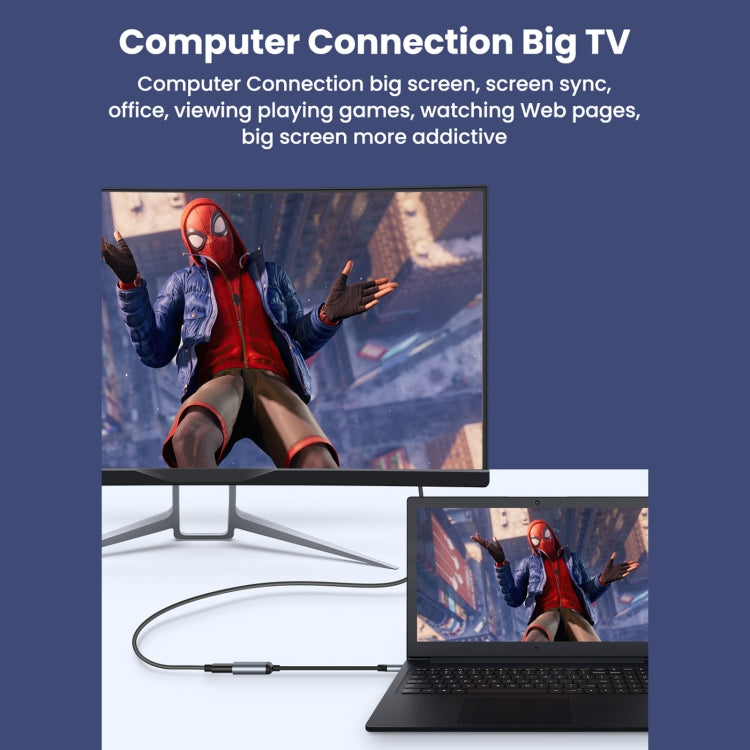 Câble HDMI Femelle vers USB-C 8K 60Hz pour Gaming PC