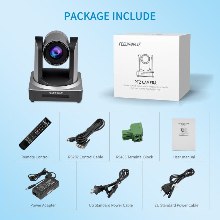 FEELWORLD POE20X PTZ Camera for Gaming and Live Streaming