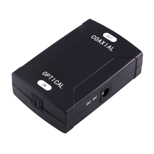 Toslink to Coaxial RCA Digital Audio Adapter for