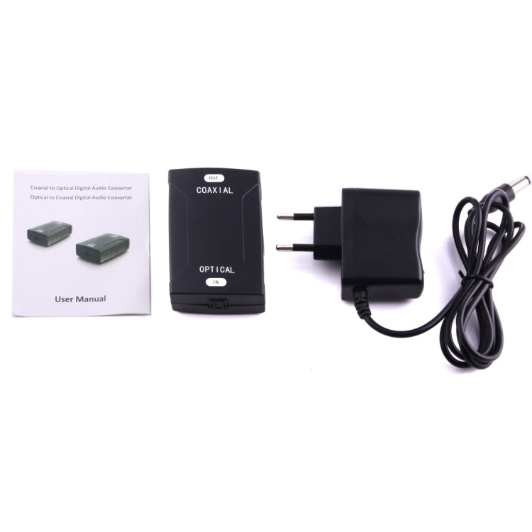 Adaptateur Audio Numérique Toslink vers Coaxial RCA pour