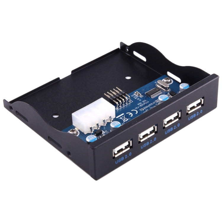 Baie d'extension USB 2.0 pour PC avec 4 ports pratiques