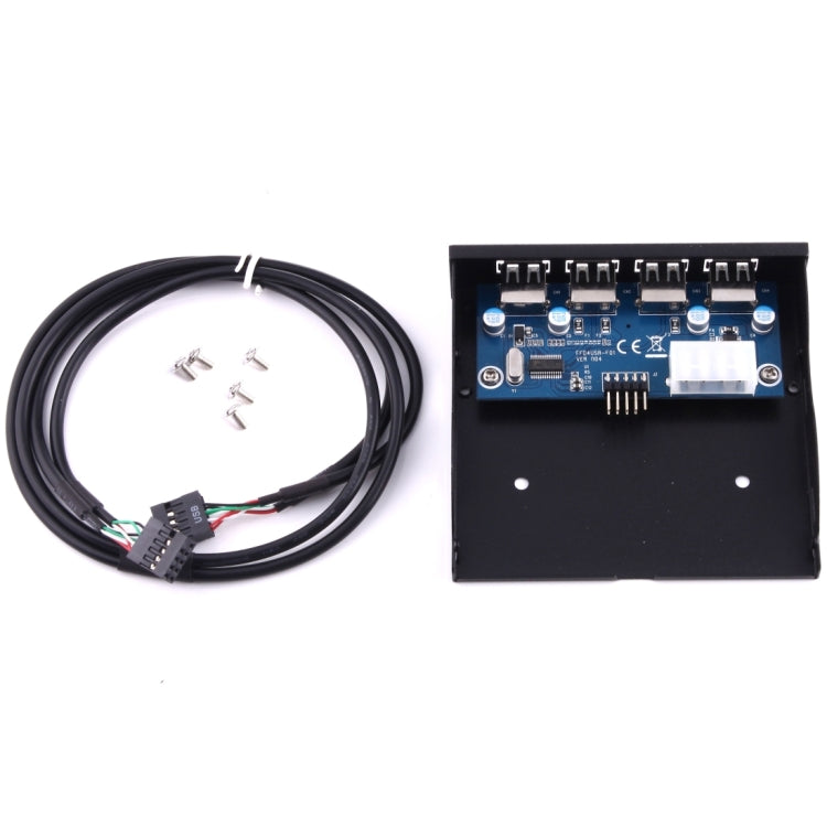 Baie d'extension USB 2.0 pour PC avec 4 ports pratiques