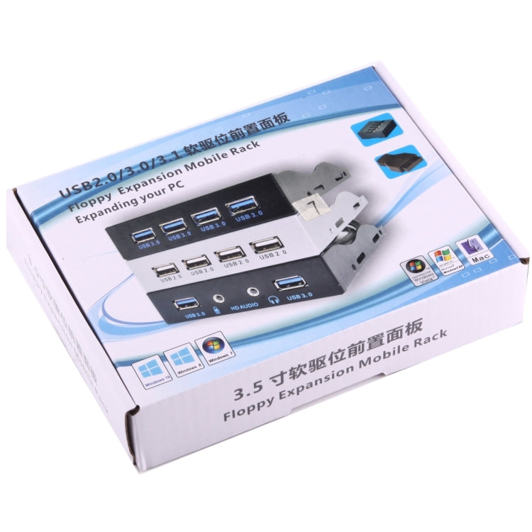 Baie d'extension USB 2.0 pour PC avec 4 ports pratiques