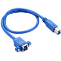 Adaptateur USB 3.0 B femelle vers mâle pour imprimante 50cm