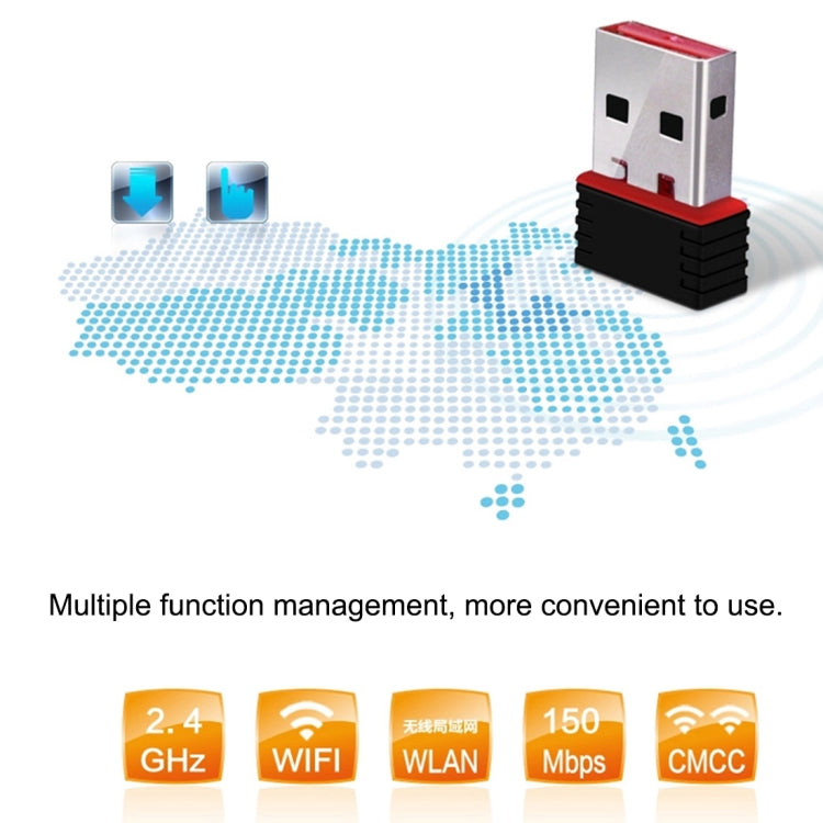 Adaptateur WiFi USB 2.0 150 Mbps pour PC Gaming