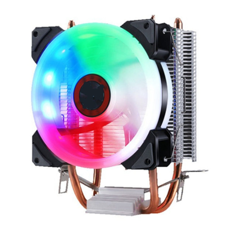 Ventilateur PC W-X3 LED 9 cm Cuivre pour Refroidissement