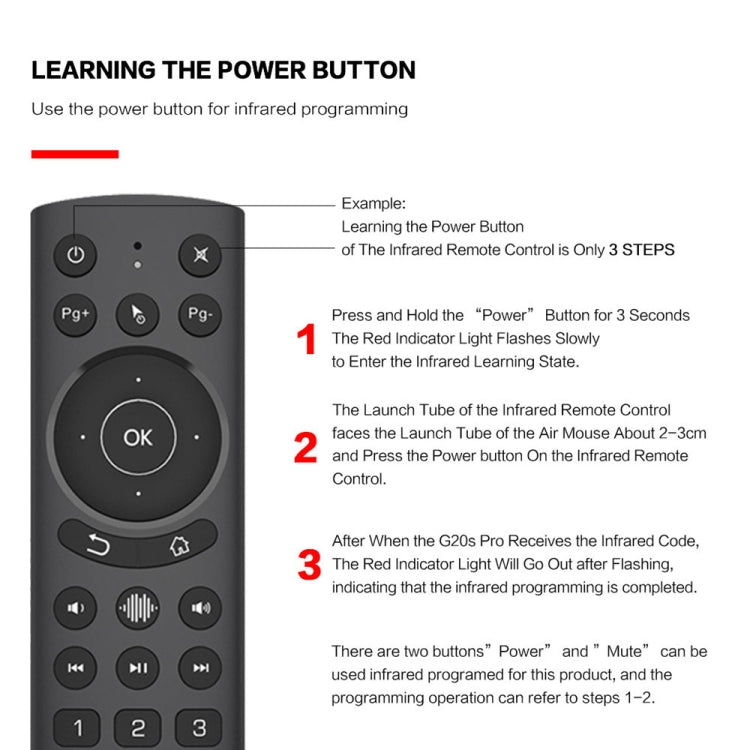 G20S Pro 2.4G Gaming PC Air Mouse Remote Control