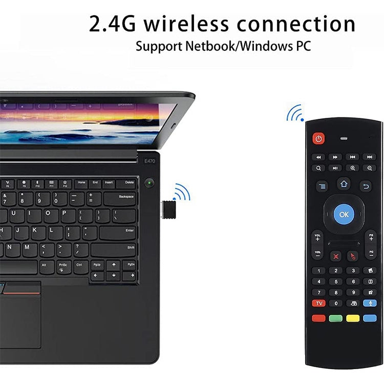 MX3-L Wireless Gaming Keyboard, Air Mouse Remote Control