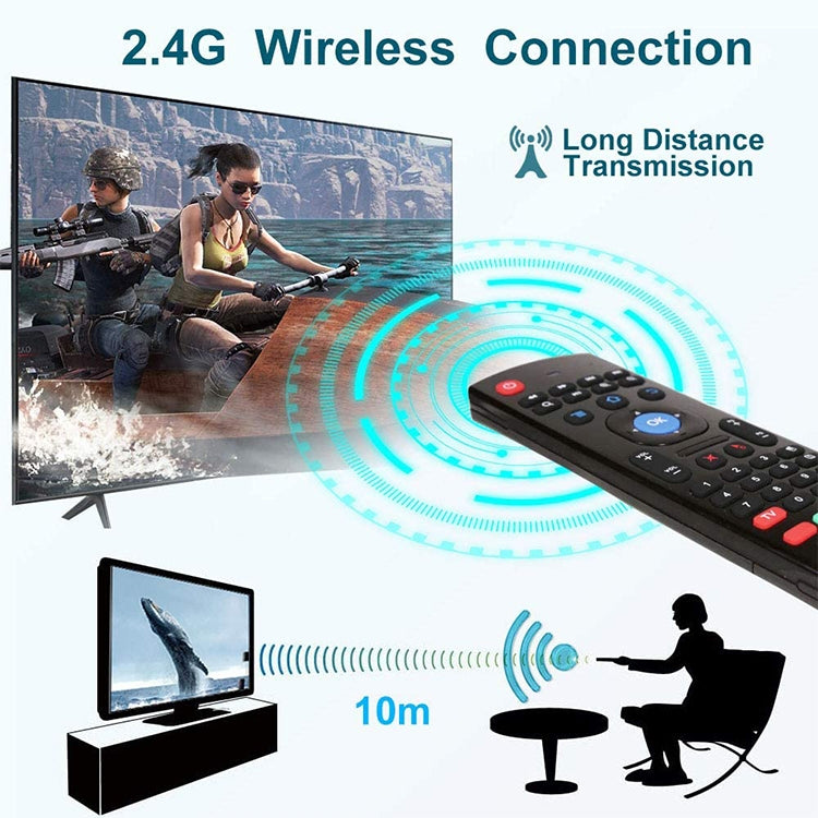 MX3-L Wireless Gaming Keyboard, Air Mouse Remote Control