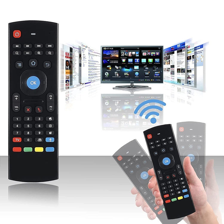 MX3-L Wireless Gaming Keyboard, Air Mouse Remote Control