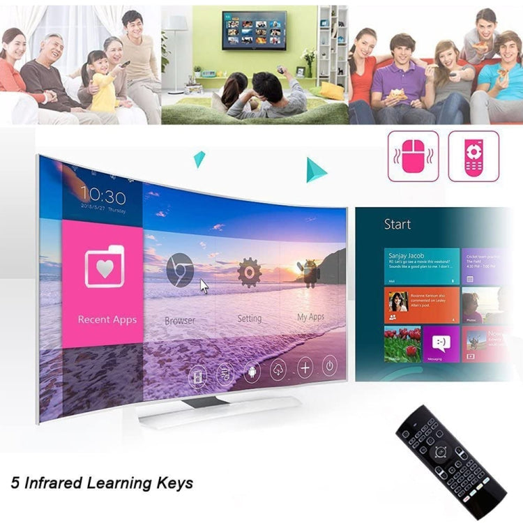 MX3-L Backlit Wireless Keyboard for Gaming and PC
