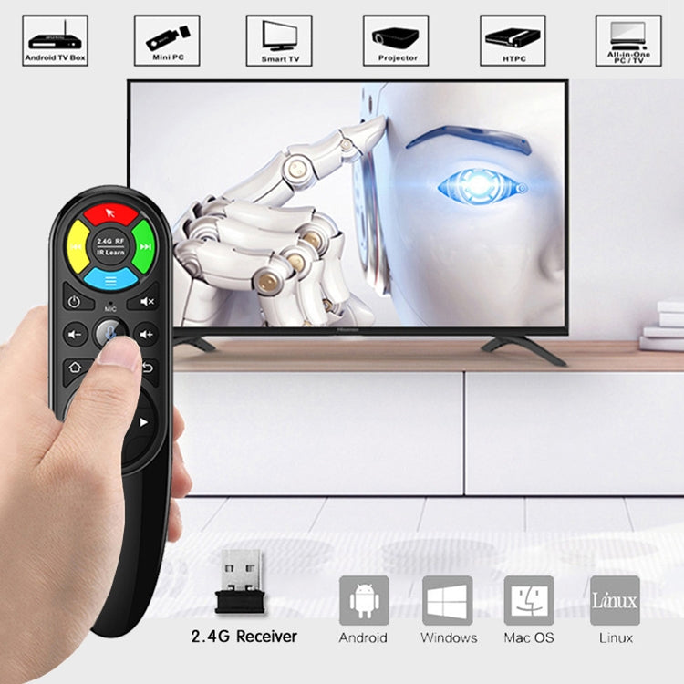 Q6 2.4G Wireless Voice Remote Control for Gaming PC