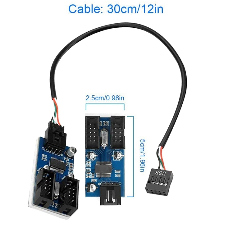 Adaptateur HUB USB 2.0 Rocketek HC427 pour PC Gaming