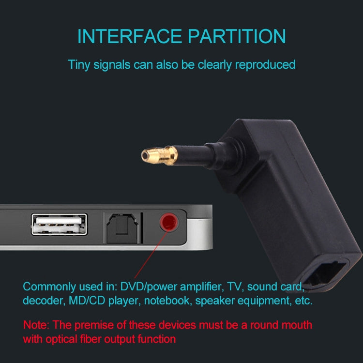 90° Male Female Fiber Optic Adapter - PC Accessory