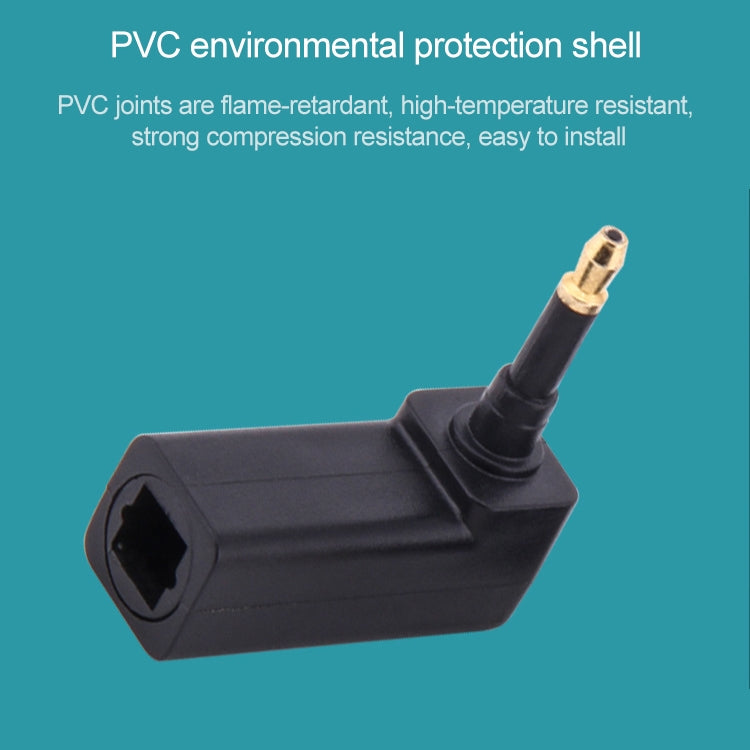 90° Male Female Fiber Optic Adapter - PC Accessory