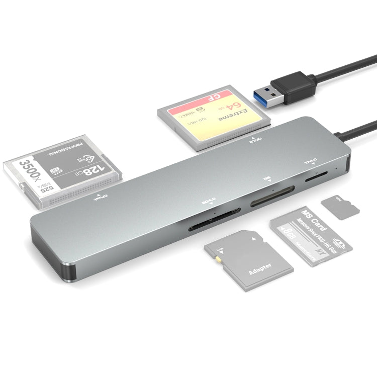 USB 3.0 5-in-1 Card Reader for PC and Gaming