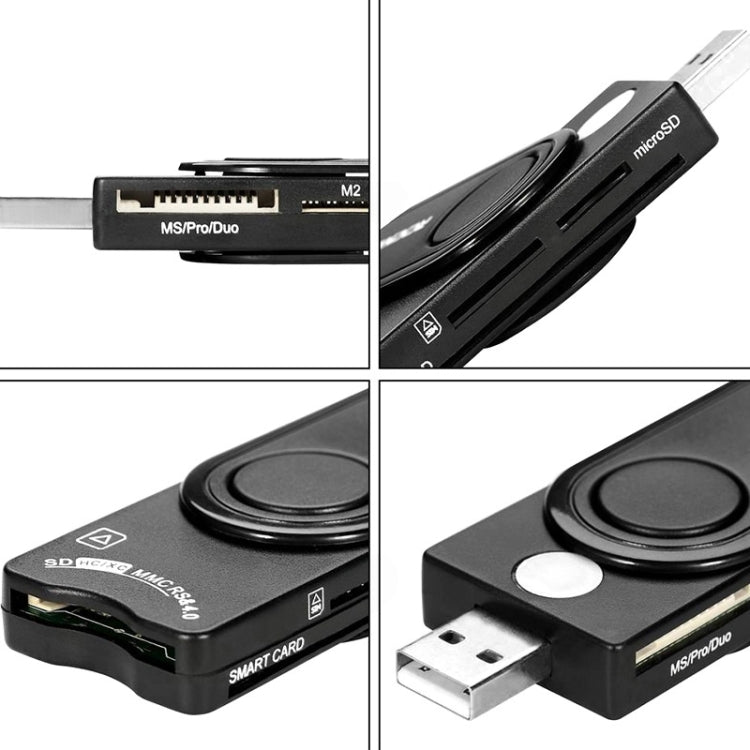 Lecteur de carte à puce Rocketek SCR10 pour PC Gaming