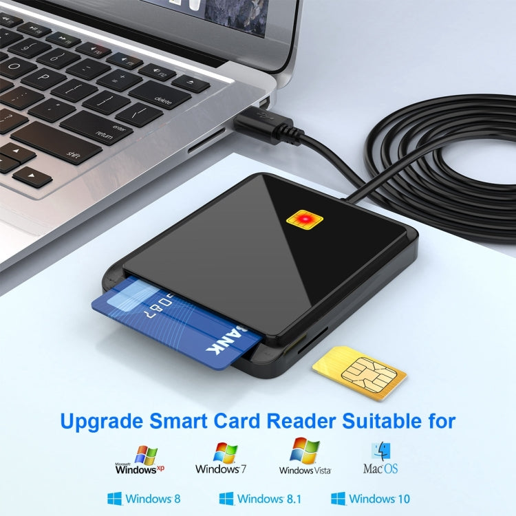 Rocketek CR317 USB 2.0 Smart Card Reader for PC